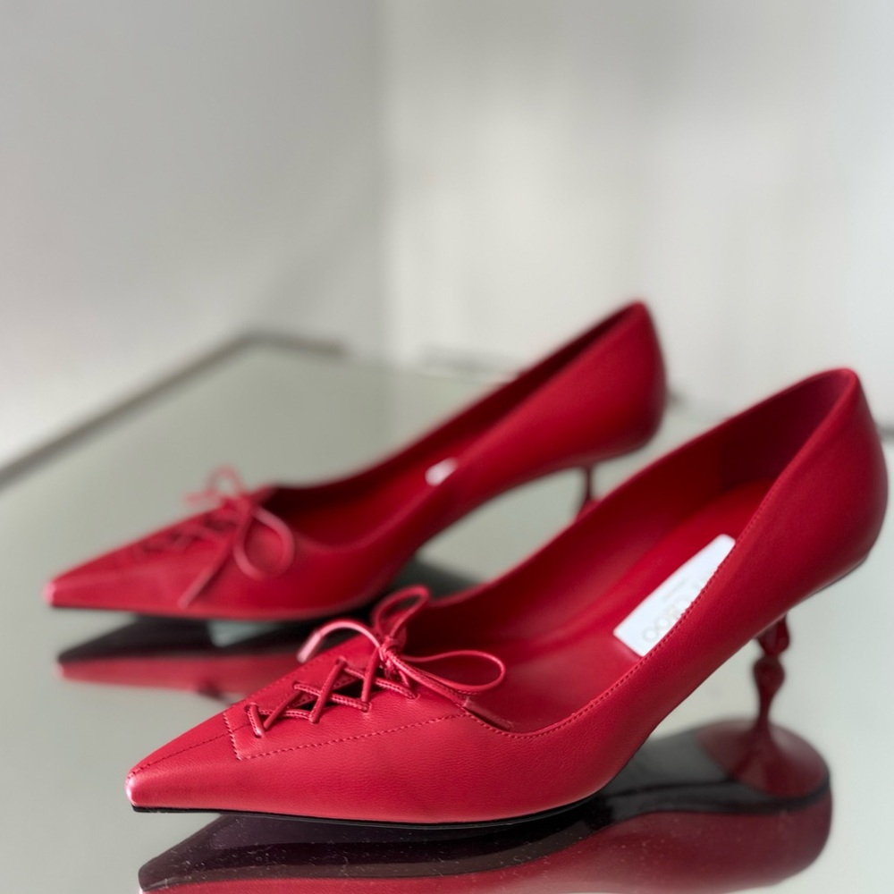 New Jimmy Choo Scarlett 50 Pointed-Toe Lace-Up $1,095 37.5 - Picture 8 of 15